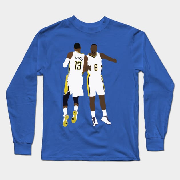 Paul George and Lance Stephenson Long Sleeve T-Shirt by xRatTrapTeesx